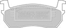 Borg & Beck Brake Pad Set - BBP1309 fits Nissan Micra 82-85