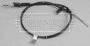 Borg & Beck Brake Cable- LH Rear -BKB2328