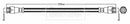 Borg & Beck Brake Hose Part No -BBH6701