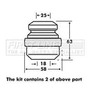 First Line Strut Protection Kit  - FPK7061 fits Vauxhall Astra IV