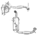 BM Cats Approved Diesel Catalytic Converter & Silicon Carbide (SiC) DPF - BM11244HP with Fitting Kit - FK11244 fits Ford