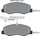 Textar Brake Pad Set - 2517201