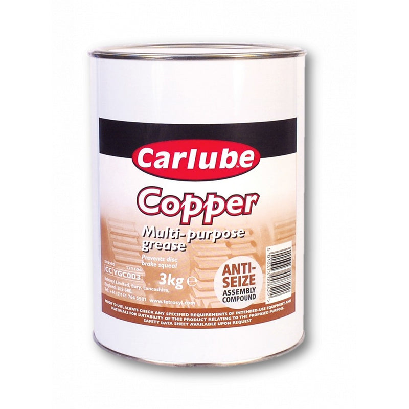 Carlube YGC003 Multi Purpose Copper Grease 3Kg