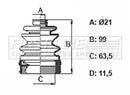 First Line Cv Joint Boot Kit  - FCB6394 fits Hyundai Accent