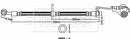 Borg & Beck Brake Hose  - BBH8572 fits HONDA CR-Z 04/10-