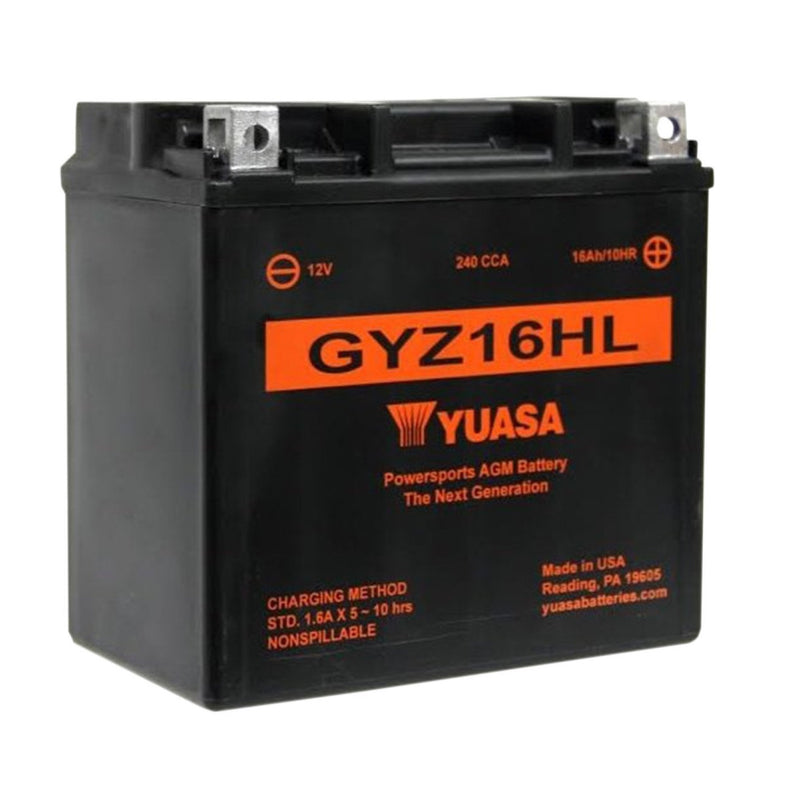 GYZ16HL (WC) 12V Yuasa High Performance MF VRLA Battery (5470981259417)