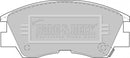 Borg & Beck Brake Pad Set - BBP1511 fits Mit L200/Shogun 86-10/96