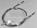 Borg & Beck Brake Cable Rear RH - BKB3847 fits Santa Fe III Automatic 12-