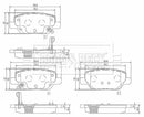 Borg & Beck Brake Pad Set -BBP2638