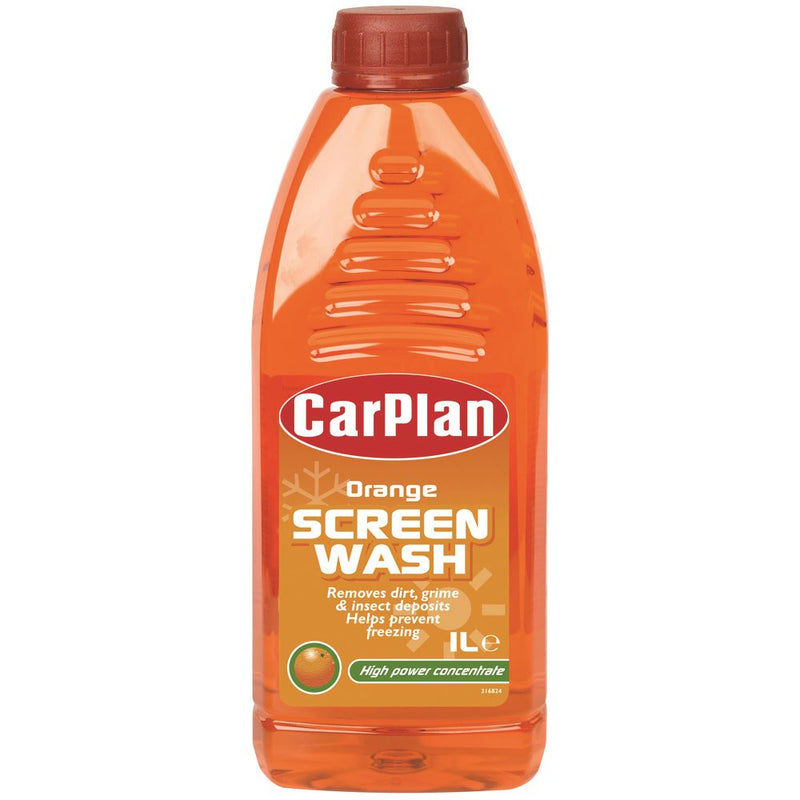 CarPlan Fragranced Car Screenwash Concentrated - 1L Orange