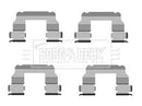 Borg & Beck Fitting Kit -  Pads  - BBK1420 fits Fiat Croma 1.9,2.4 Mjet 06/05-