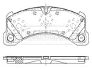 Borg & Beck Front Brake Pad Set - BBP2525 fits Porsche Cayenne(958)18 06/10-