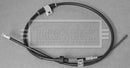 Borg & Beck Brake Cable - BKB3439 fits Mitsub.Lancer Sportback 08-11