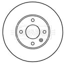 Borg & Beck Brake Disc Pair  - BBD5249 fits Chevrolet Aveo 14 wheels 11-