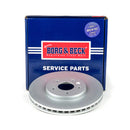 Borg & Beck Brake Disc Single  - BBD6013S fits Vauxhall Astra J 10/11-