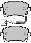 Borg & Beck Rear Brake Pad Set - BBP1939 fits Audi A4 III Avant quattro 04-