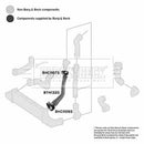 Borg & Beck Turbo Hose  - BTH1320 fits Mercedes 210 E200 00-02