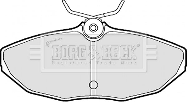 Borg & Beck Rear Brake Pad Set -BBP1870