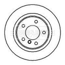 Borg & Beck Brake Disc Pair  - BBD4184 fits BMW 328i E46 Coupe/Saloon 99-