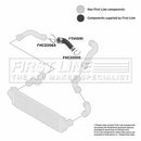 First Line Turbo Hose  - FTH1091 fits VAG Transporter 1.9-2.5D 03-08