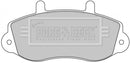 Borg & Beck Brake Pad Set -  BBP1638 fits Renault Master,Vauxhall Movano