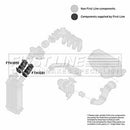 First Line Turbo Hose  - FTH1051 fits Fiat Scudo 1.6 JTD