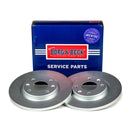 Borg & Beck Brake Disc Pair  - BBD4078 fits Cit.C2,C3,Berlingo,Partner 96-