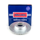 Borg & Beck Brake Disc Single  - BBD6142S fits Porsche Panamera(970) 4.8T 09-