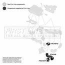First Line Turbo Hose  - FTH1119 fits VAG Transporter 2.5D 96-04 ACV