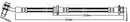 Borg & Beck Brake Hose Part No -BBH8422