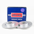 Borg & Beck Brake Disc Pair  - BBD4066 fits Audi,VW.passat.(fr) 95-