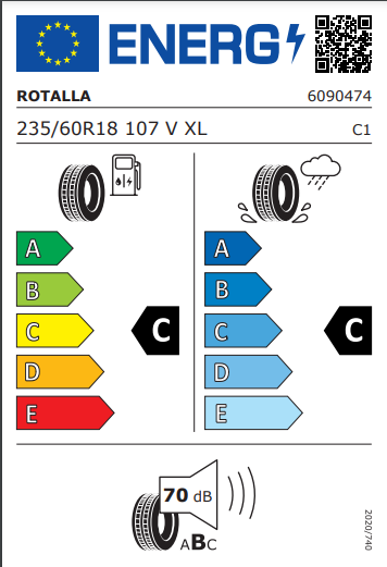 Rotalla 235 60 18 107V RF10 tyre
