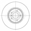 Borg & Beck Brake Disc Single  - BBD6091S fits Infiniti EX,FX37 04/09-05/14