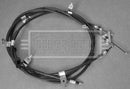 Borg & Beck Brake Cable - Rear -BKB3780