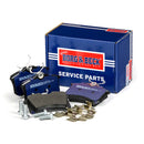 Borg & Beck Brake Pad Set - BBP1542 fits Audi/Peu/Seat/VW 81-04
