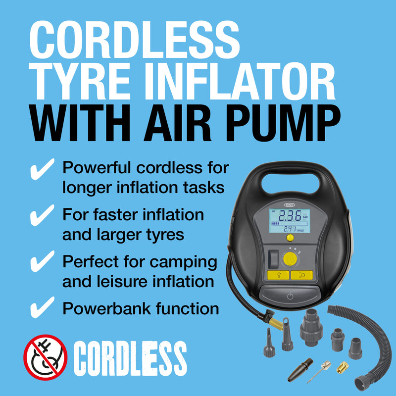 Ring Cordless Digital Inflator And Air Pump (4 In 1 Rechargeable)  - RTC6000