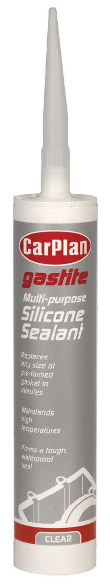 CarPlan Gastite Multi-Purpose Silicone Sealant - 310ml Clear