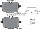 Textar Brake Pad Set - 2470301