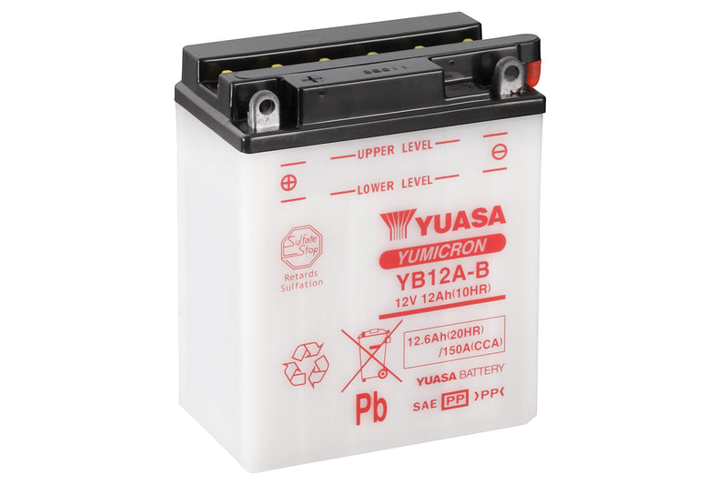 YB12A-B (CP) 12V Yuasa YuMicron Battery (5470958944409)