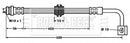 Borg & Beck Brake Hose  - BBH7473 fits Kia Carnival I (UP)