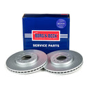 Borg & Beck Brake Disc Pair  - BBD4318 fits GM.vectra.Saab 9-3. 98-