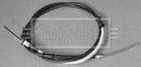 Borg & Beck Brake Cable LH & RH - BKB3370 fits Fiat Doblo 1.6 Bipower LWB 10-