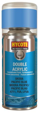 Hycote Double Acrylic Skoda Pacific Blue Spray Paint - 150ml