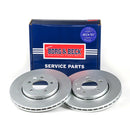 Borg & Beck Brake Disc Pair  - BBD4064 fits Audi,Skoda,VW,Seat.(fr) 96-