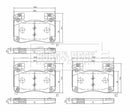 Borg & Beck Brake Pad Set Front - BBP2676 fits Stinger 3.3 T-Gdi 4wd 06/17-