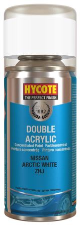 Hycote Double Acrylic Nissan Artic White Spray Paint - 150ml