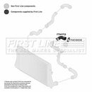 First Line Turbo Hose  - FTH1713 fits VAG Golf V 1.9D-2.0D