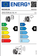 Michelin 205 55 16 91H Energy Saver tyre