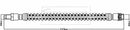 Borg & Beck Brake Hose Part No -BBH8480