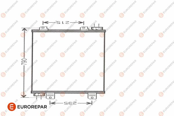 Eurorepar Air Conditioning Condenser - 1609636280